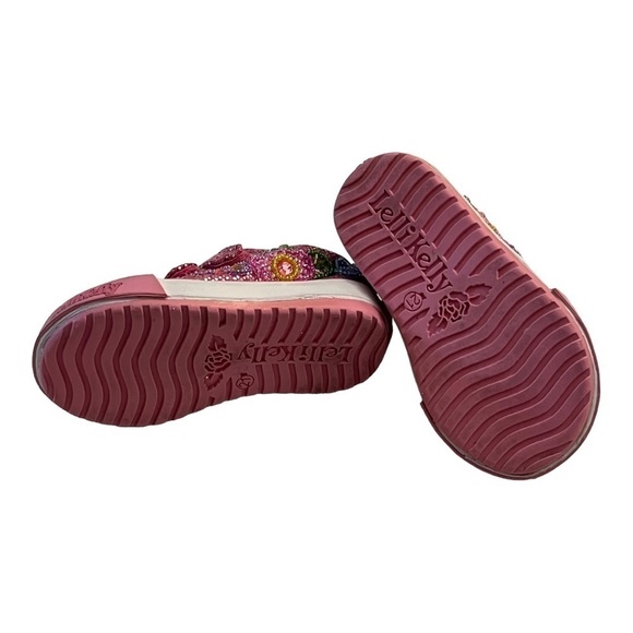 Lelli Kelly Glitter Hook and Loop Shoes US Size 5 - Picture 6 of 6